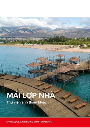 MÁI LỢP NHÀ. Thư viện ảnh tham khảo