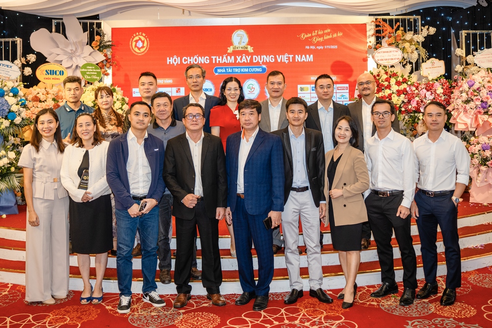 TECHNONICOL — Nhà tài trợ vàng cho lễ kỷ niệm 7 năm thành lập Hiệp hội Chống thấm và Xây dựng Việt Nam!