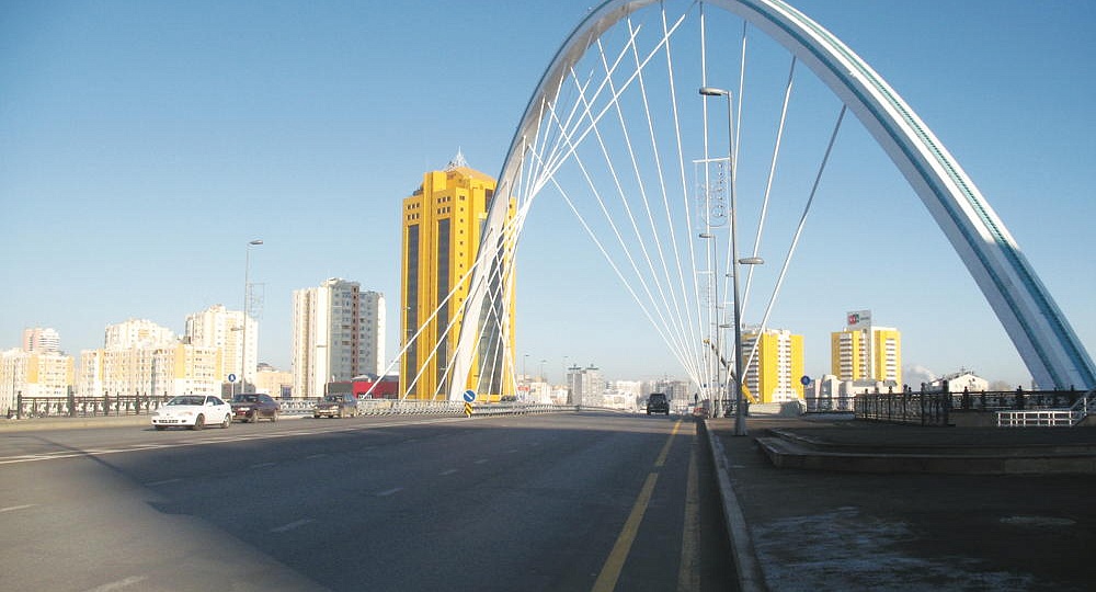Bridge across the River Ishim